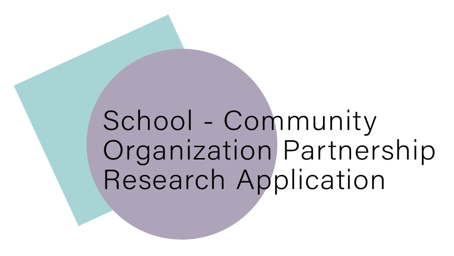 School - Community Organization Partnership Research Application