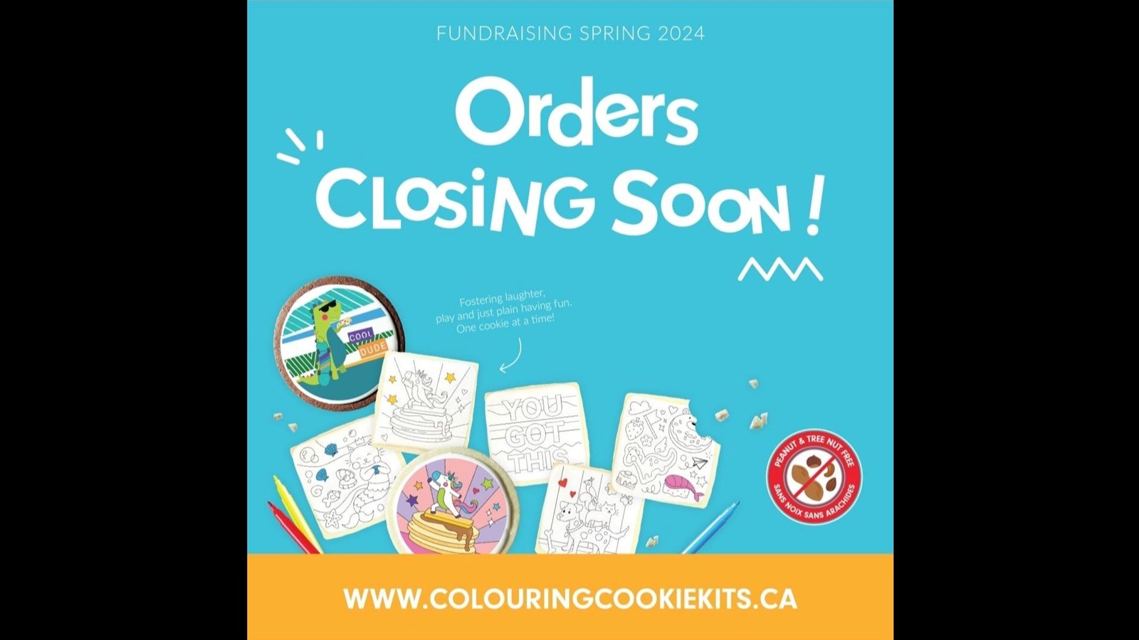 PAC COOKIE COOKIE COLOURING FUNDRAISER Closes Today February 28, 2024
