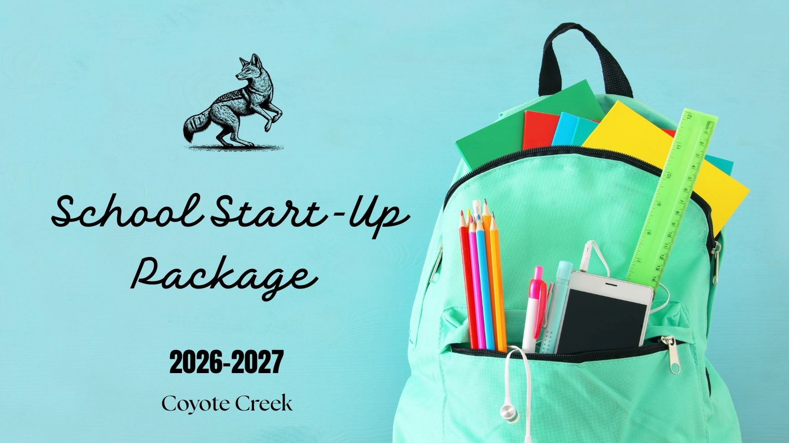 School Start-up Package 2026-27