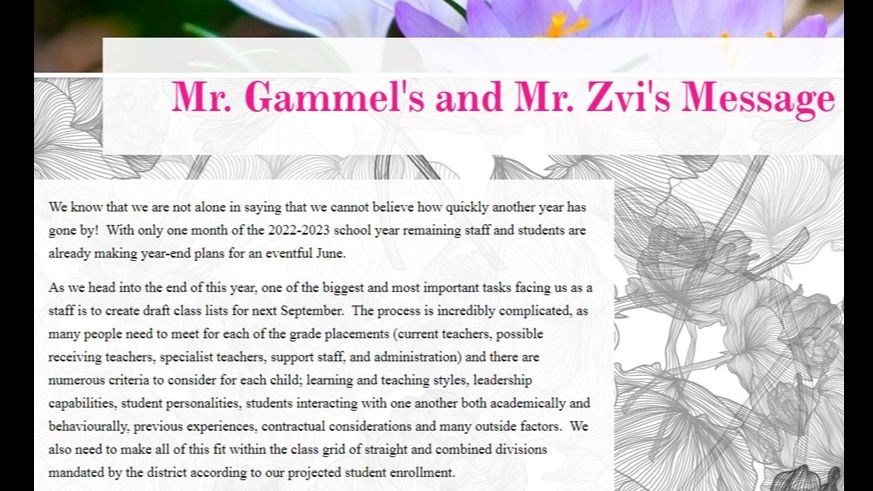 May Newsletter