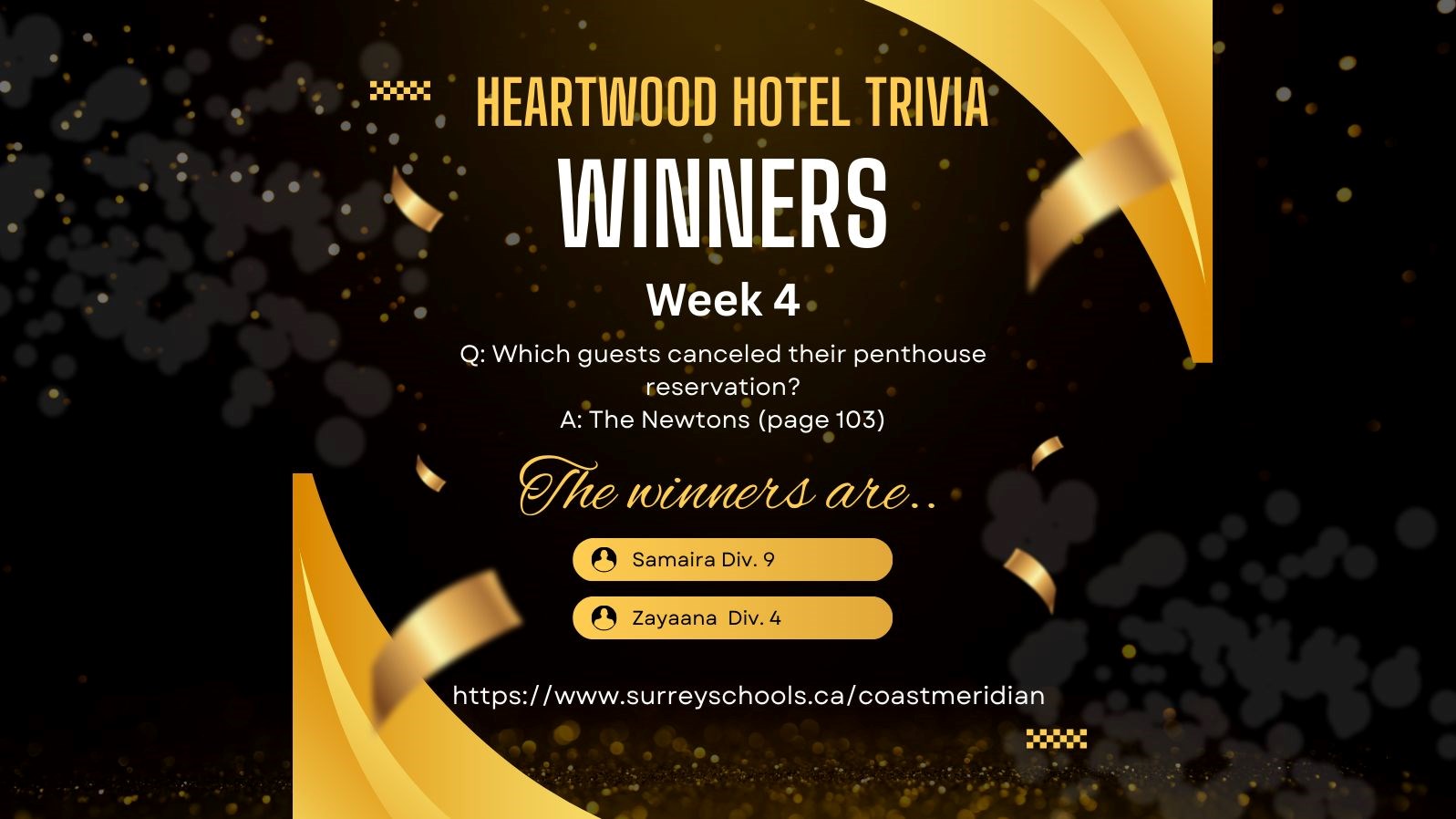 Heartwood Hotel Trivia Week 3 Winners