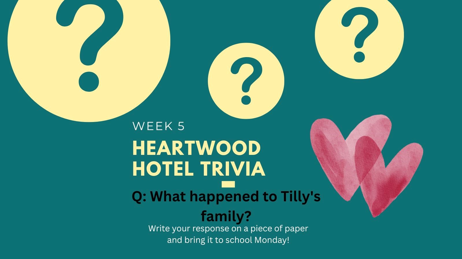 Heartwood Hotel Trivia Week 5