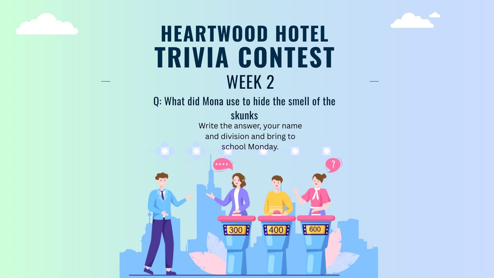 Heartwood Hotel Trivia Week 2
