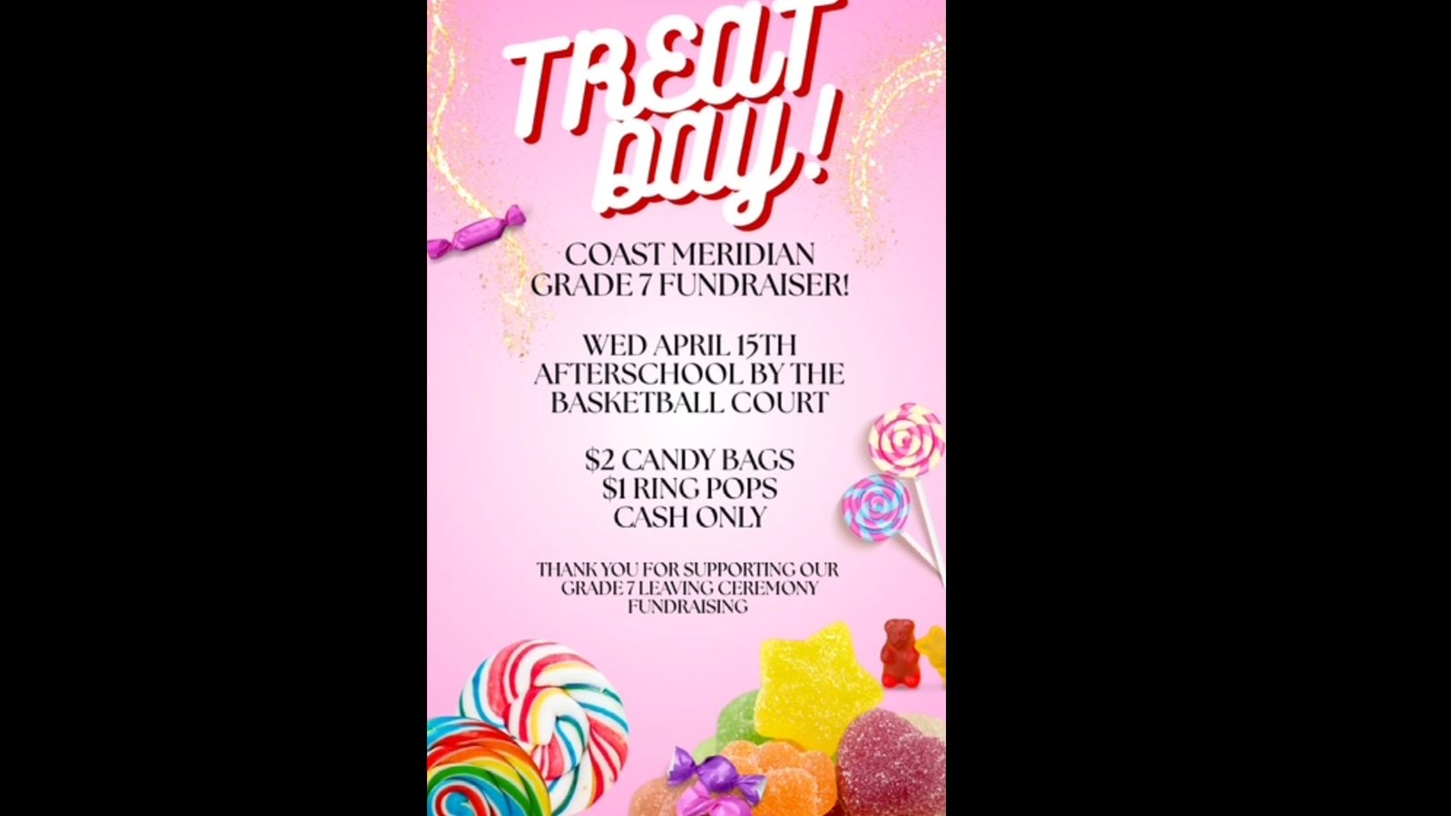 Treat Day Coming: Wednesday April 15th