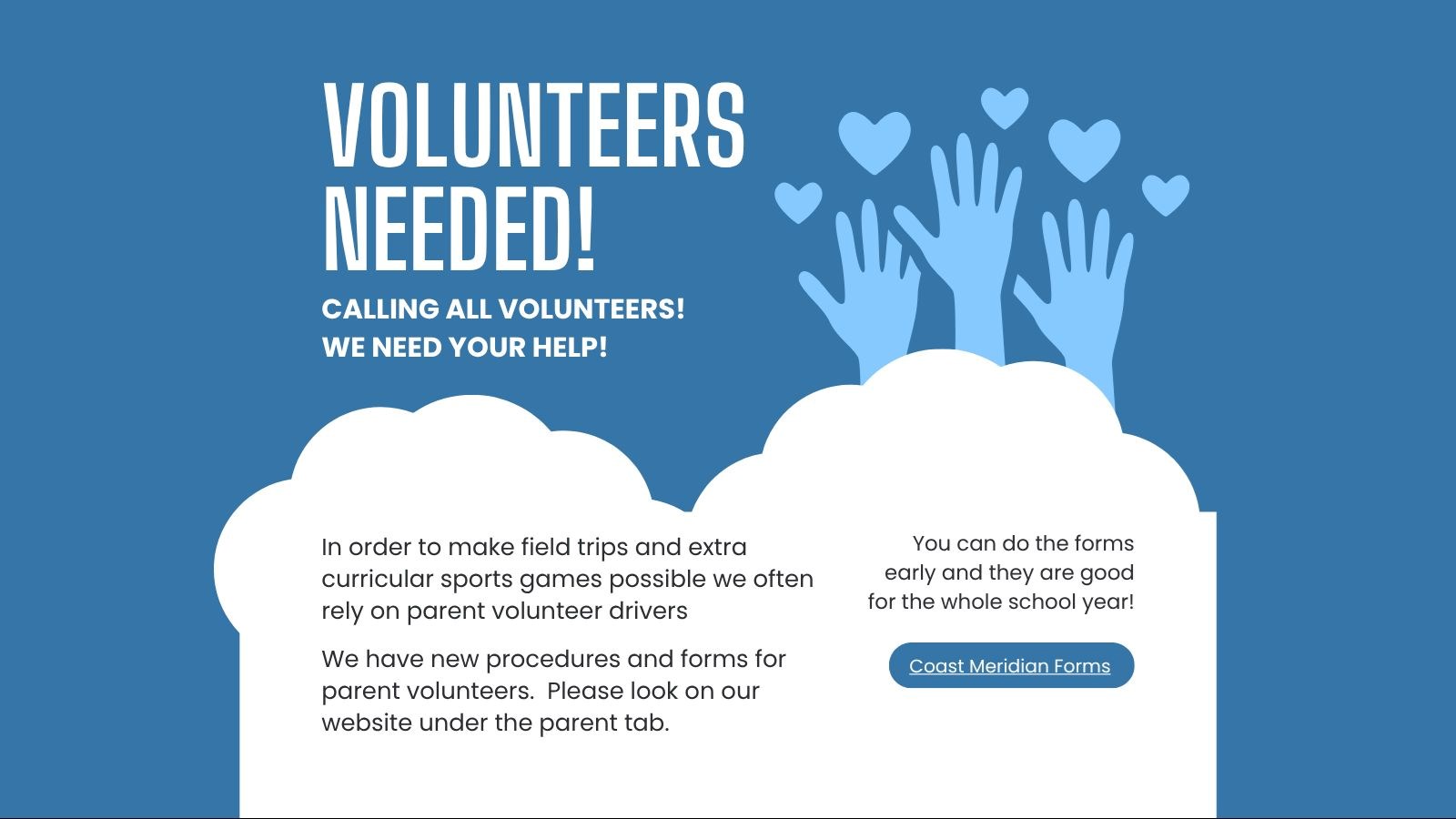 New Volunteer Forms