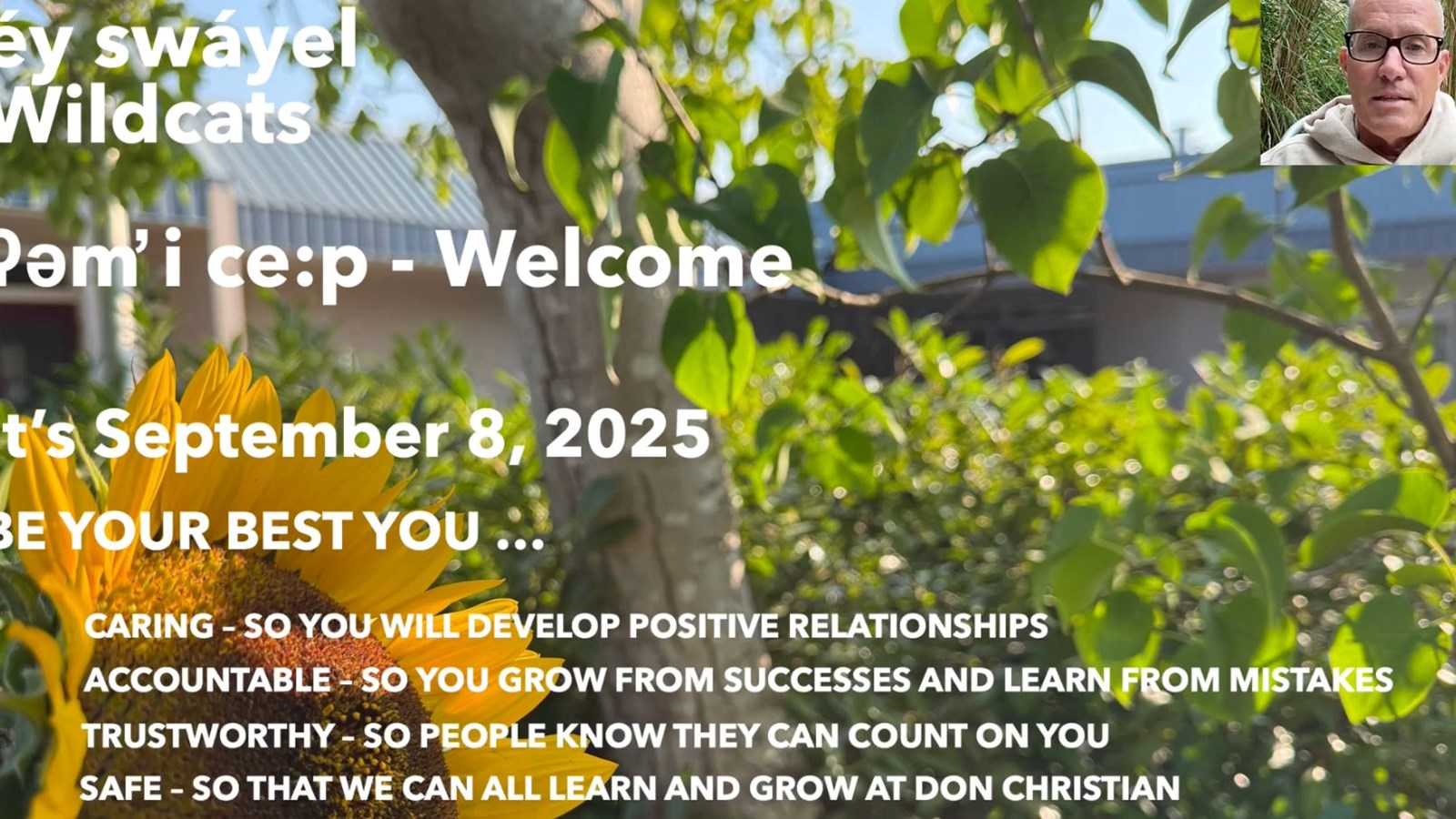 Watch the September 8 DC Morning Announcements