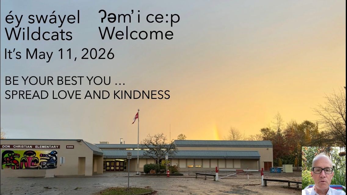 Watch the May 11, 2026 DC Morning Announcements