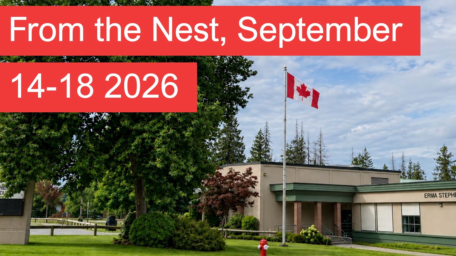 From the Nest, September 14-18 2026