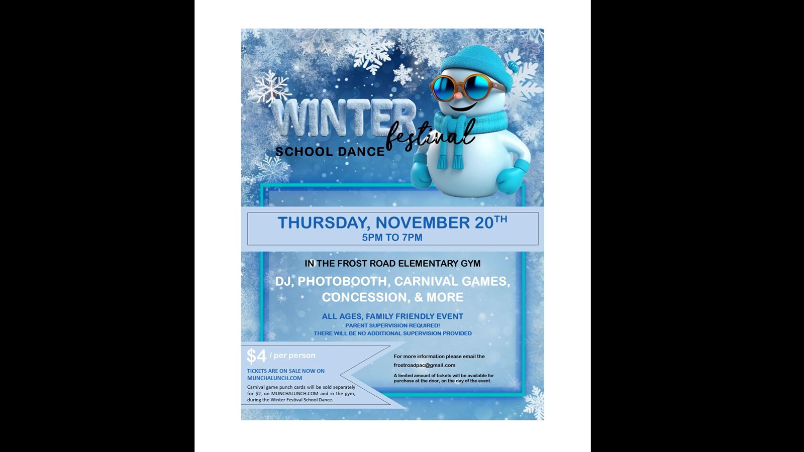 Winter Festival School Dance