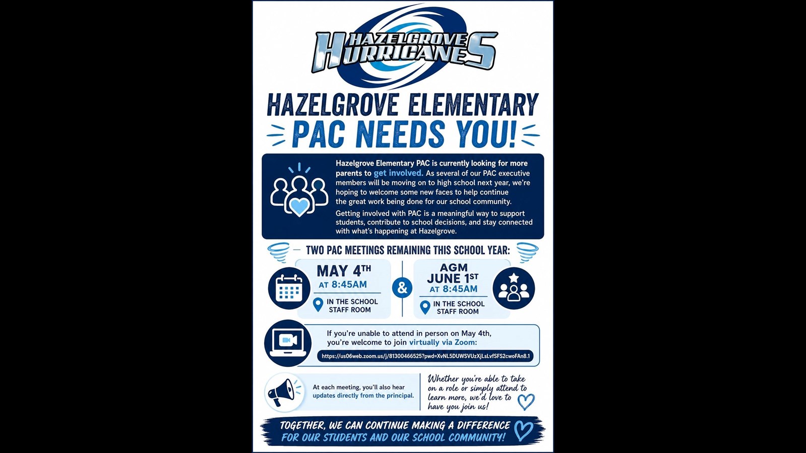 PAC Announcements
