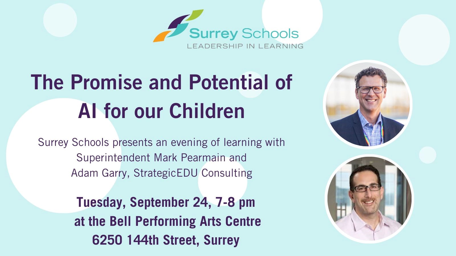 Surrey Schools hosting AI parent information session on Sept. 24