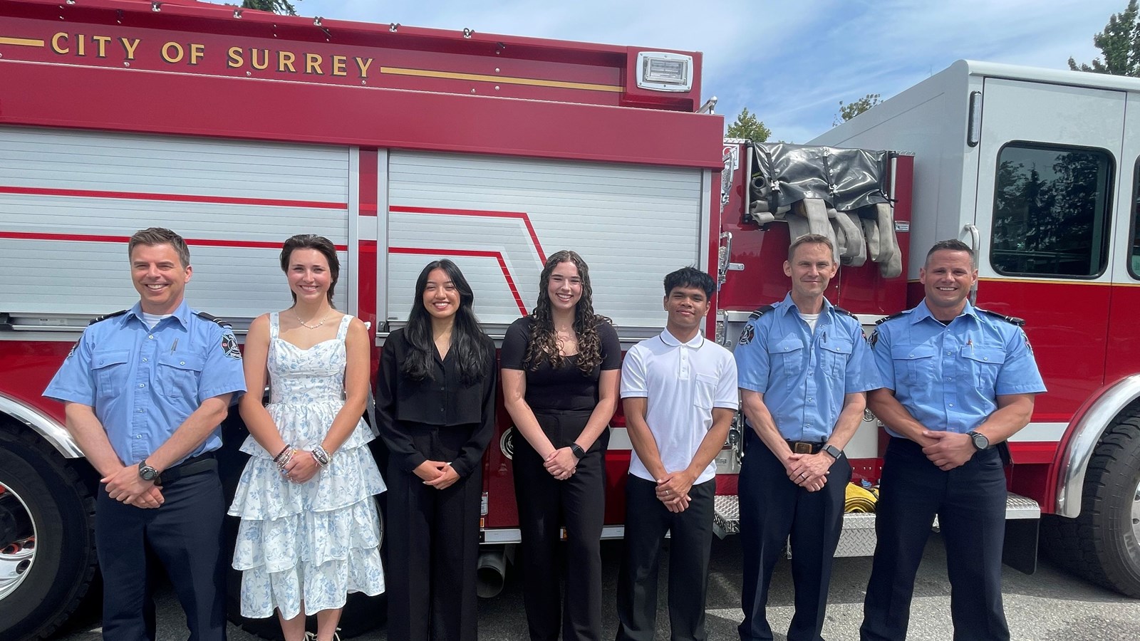 Forty students climb the ladder to complete training in first-ever Fire Service Youth Academy