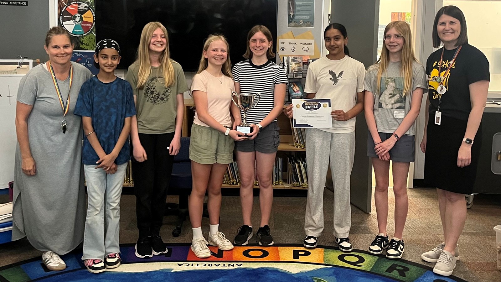 George Greenaway Elementary wins second annual Surrey Schools Book of the Year Battle!
