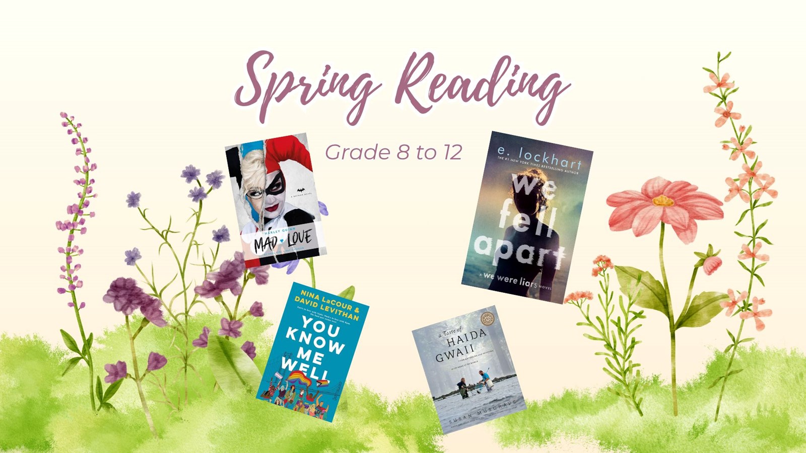 Spring Reading 2026: Recommended reads for teens!