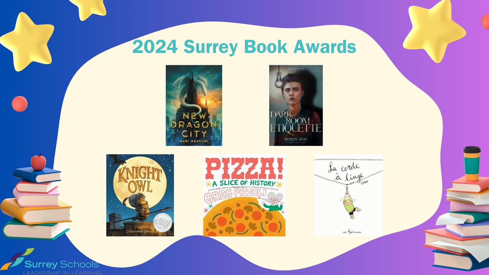 Student-selected Surrey Book Award winners provide great summer reads