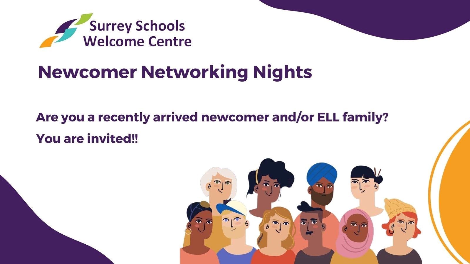 Welcome Centre hosting Newcomer Networking Nights for students and families new to the district