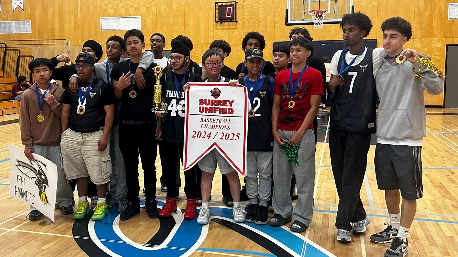Inaugural Surrey Unified Basketball League brings neurodiverse and neurotypical students together