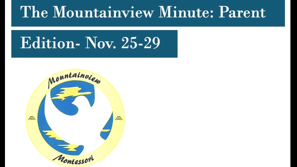 The Mountainview Minute: Nov.25-29