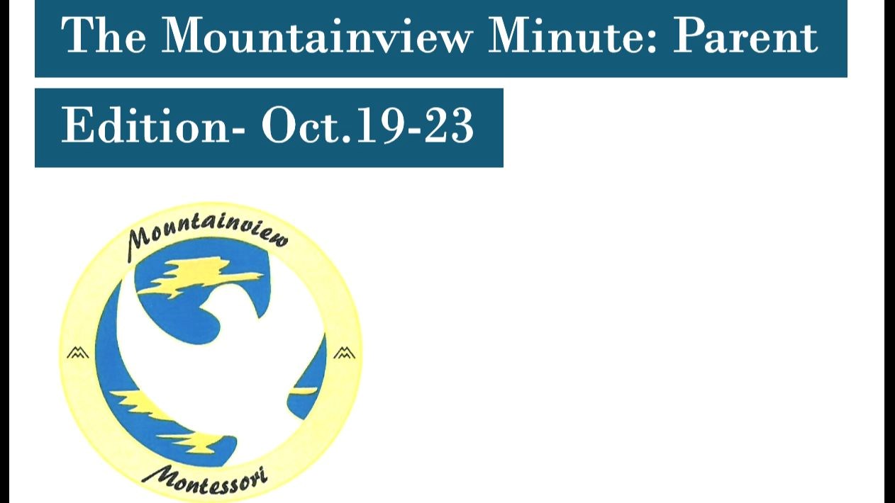 The Mountainview Minute- Oct. 19-23