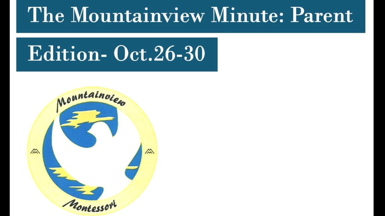 The Mountainview Minute: Oct.26-30