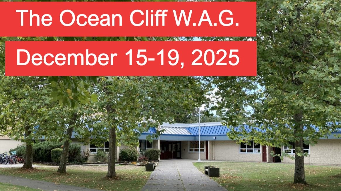 The Ocean Cliff WAG- December 15-19, 2025