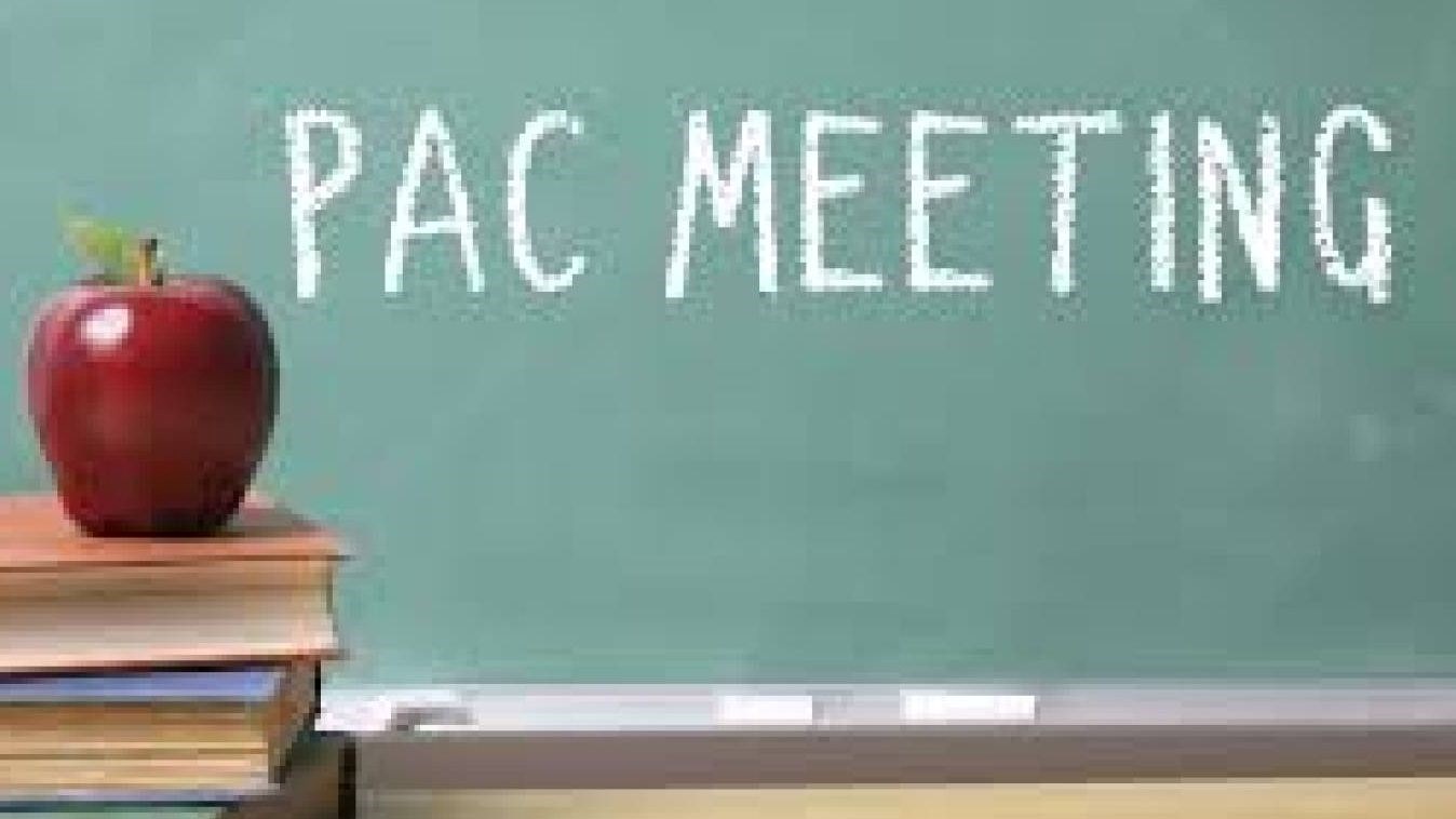 PAC Meeting - Monday, January 20th on Zoom