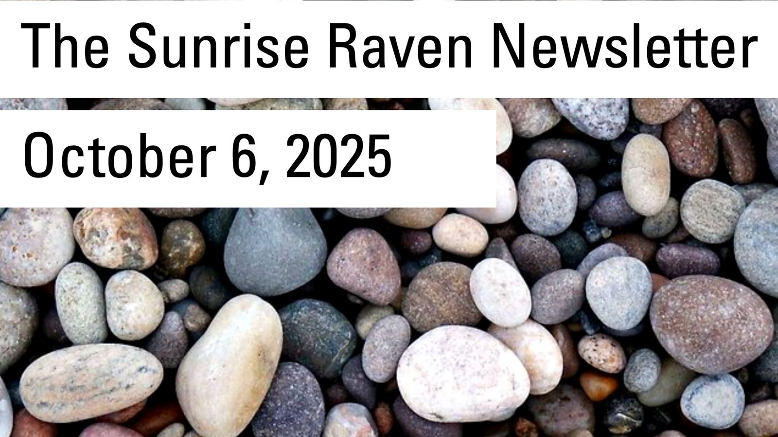 Sunrise Parent Newsletter October 6, 2025