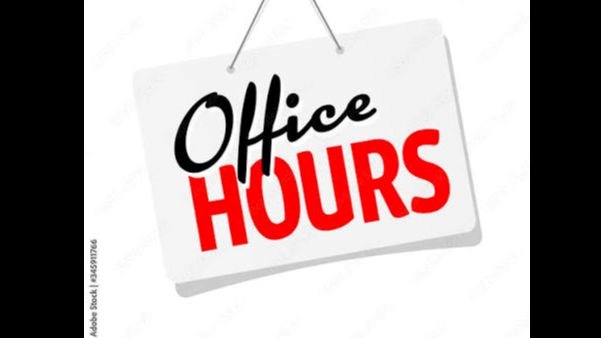 School Office Opening Hours August 31- September 4th