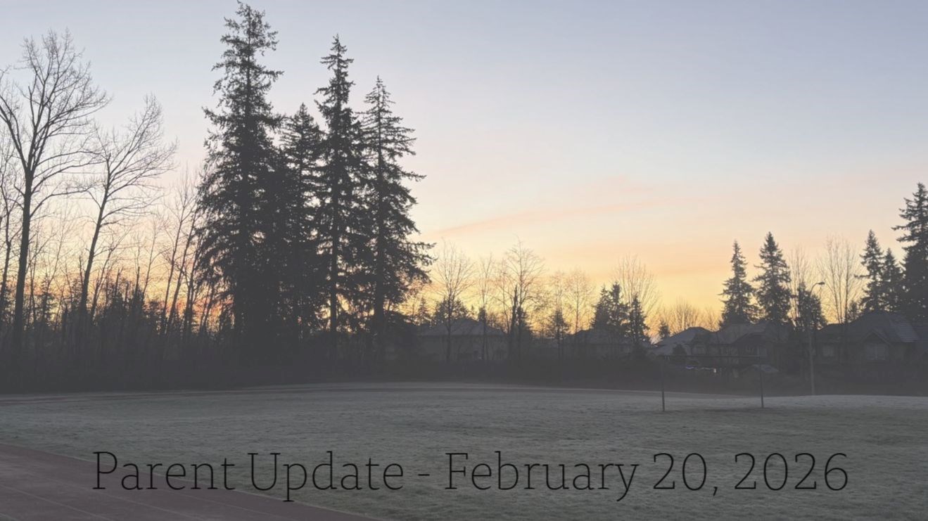 Parent Update - February 20, 2026