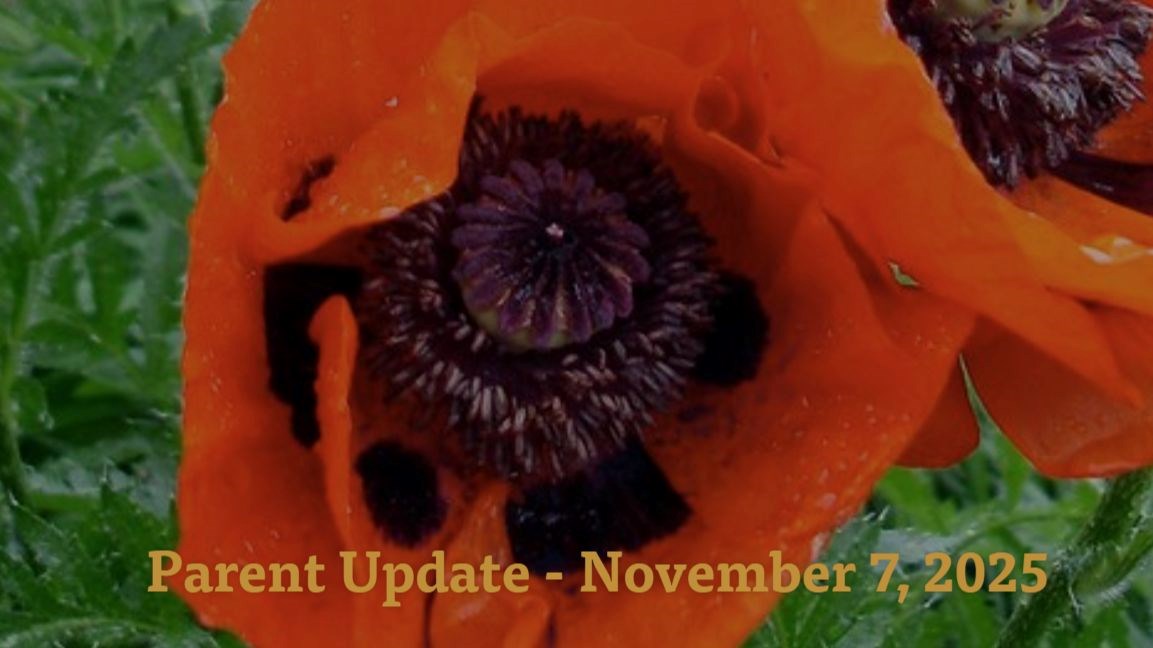 Parent Update - November 7, 2025