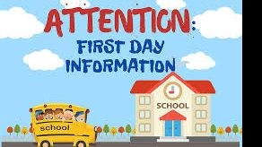 First Day Orientation Schedule