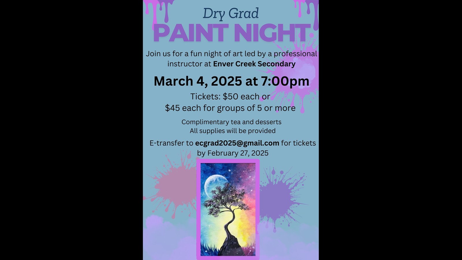 Dry Grad 2025 - Paint Night March 4, 2025