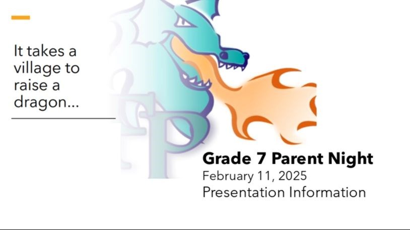 Grade 7 Parent Night