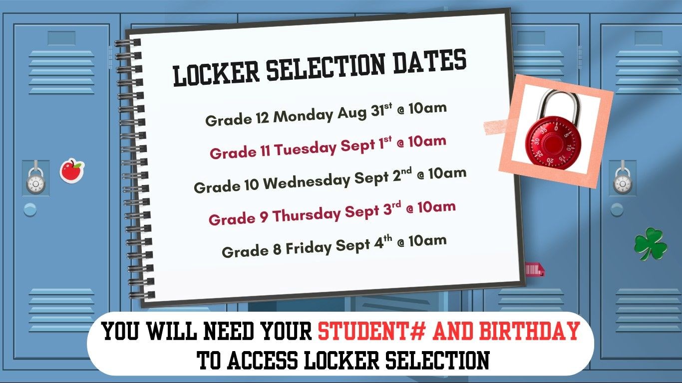 2026-27 Locker Selection Information