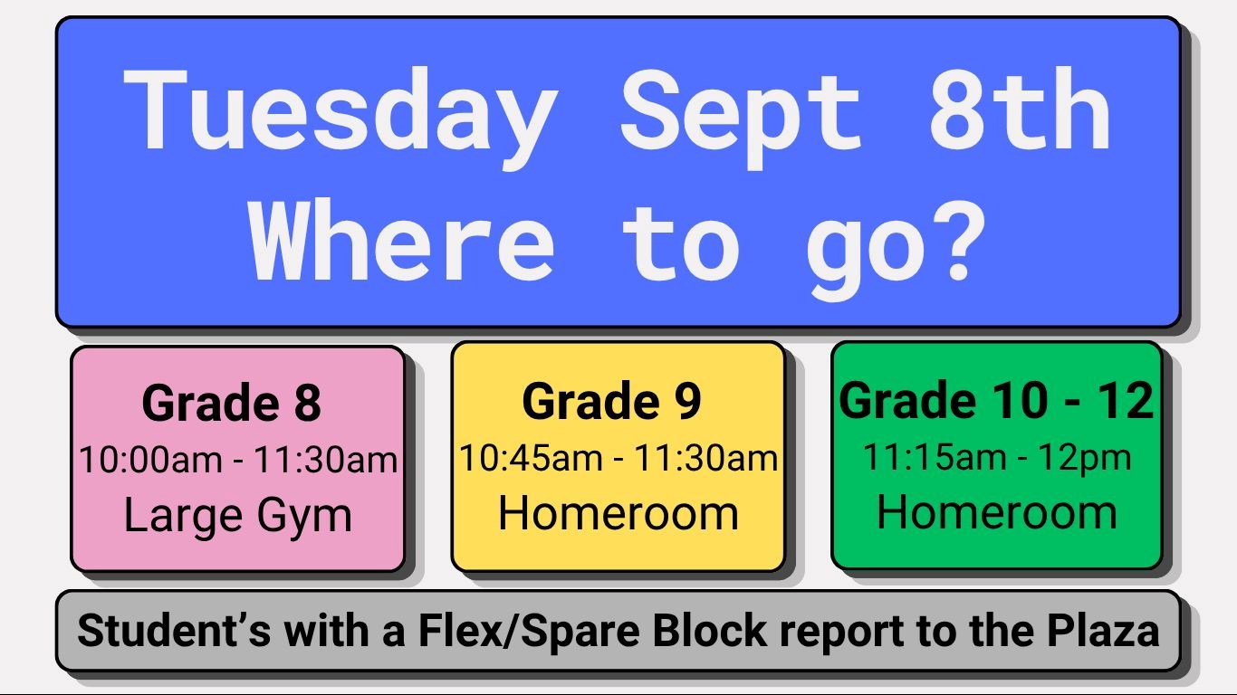 Sept 8th Where do I go?