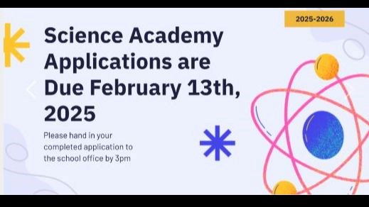 Science Academy 2025 Intake