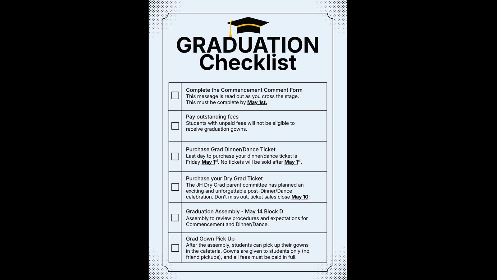 Graduation Information