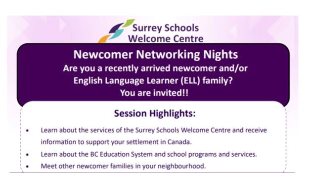 Welcome Centre- Newcomer Networking Night 