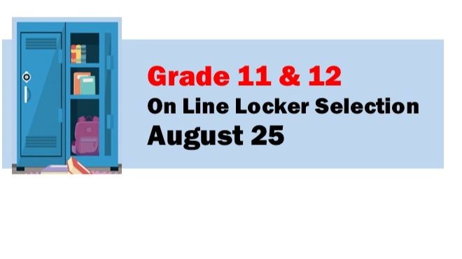 Grade 11 & 12 On Line Locker Selection