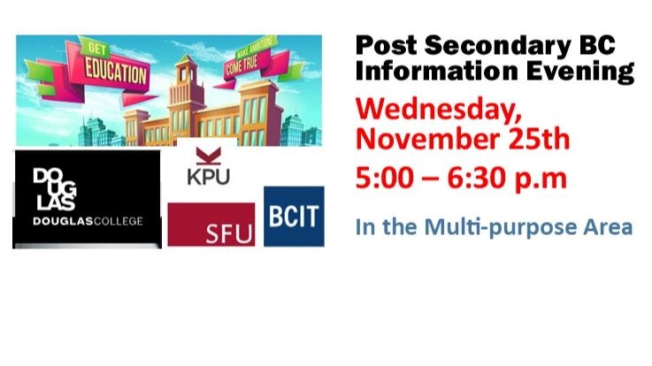 Post Secondary Information Evening