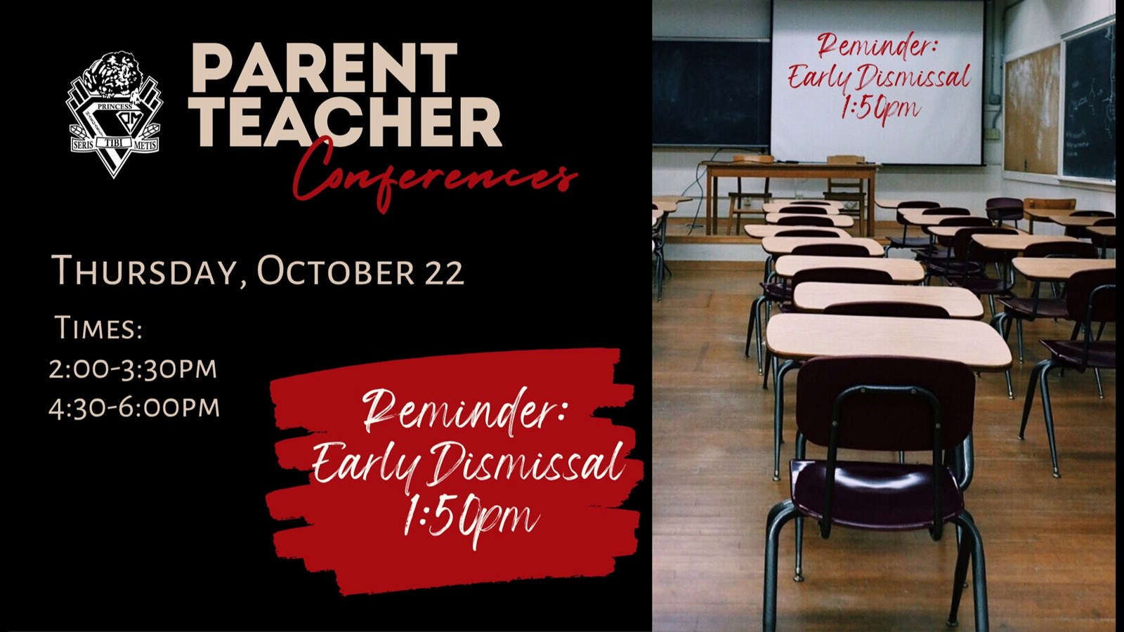 Reminder - Parent Teacher Conferences