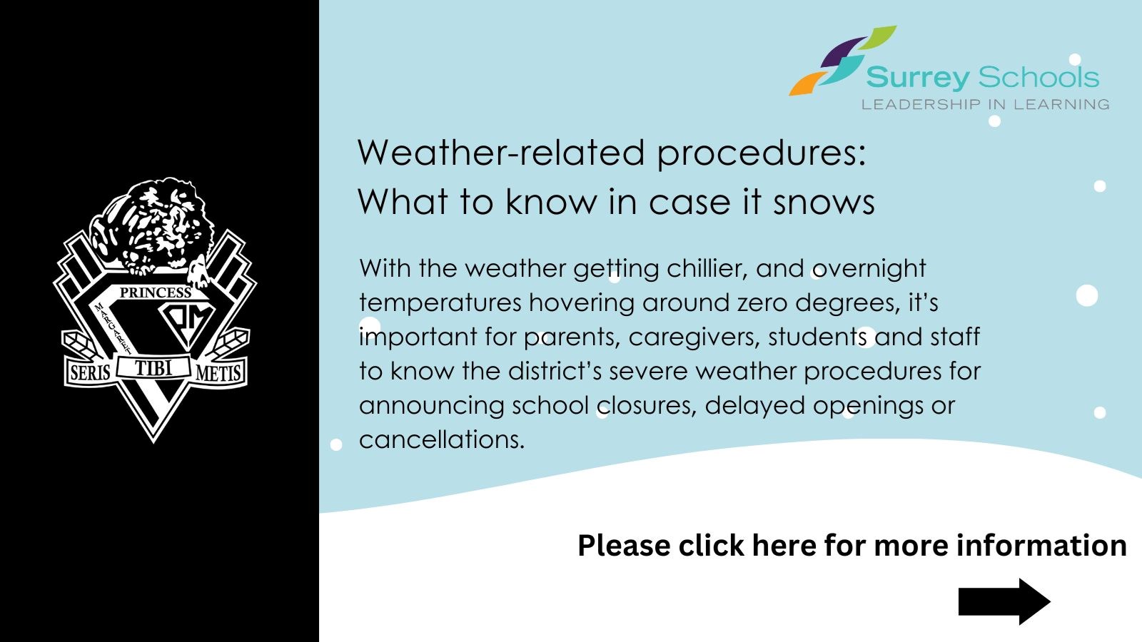 District procedure's for weather related closures