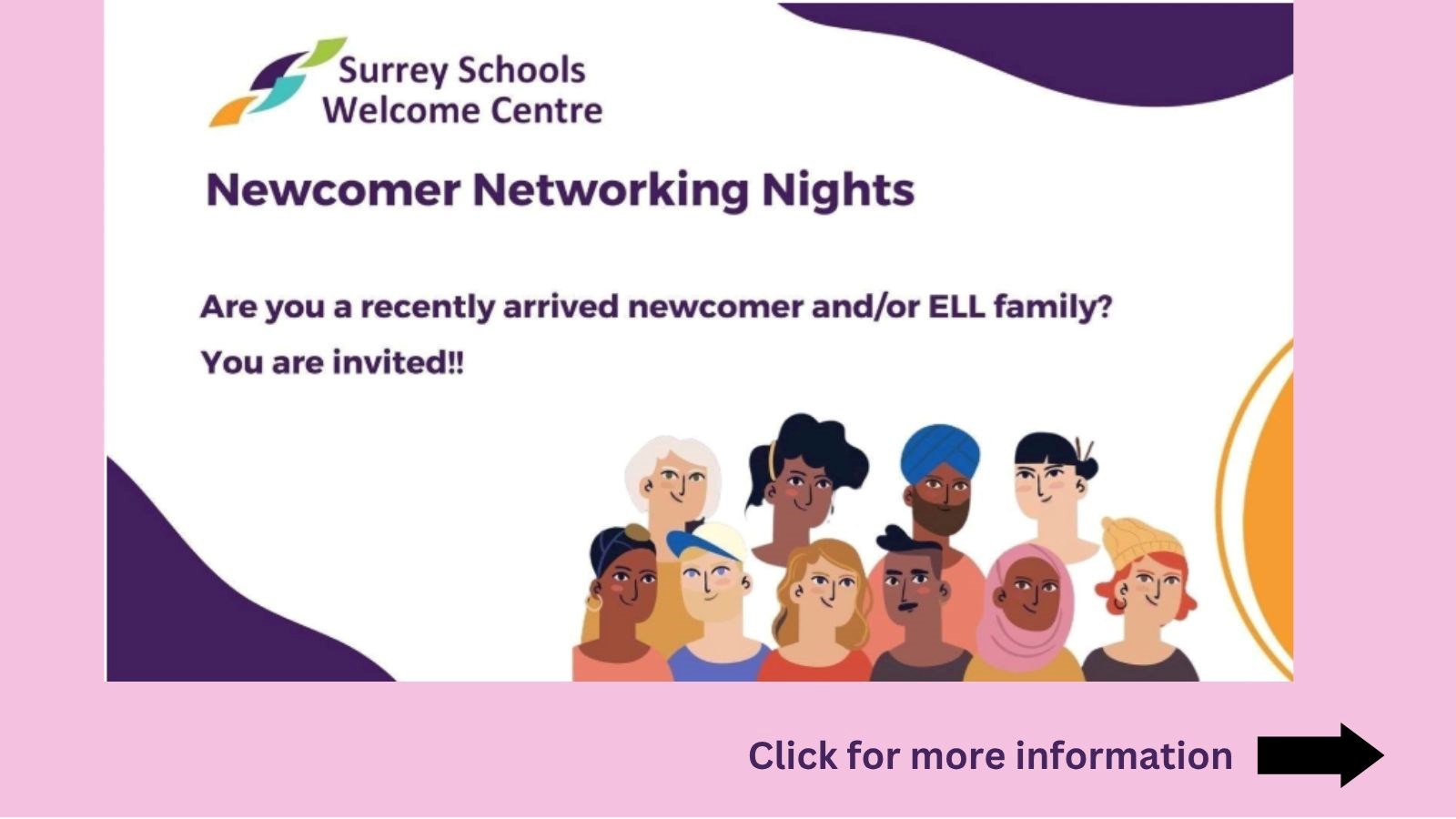 Welcome Centre hosting Newcomer Networking Nights for students and families new to the district