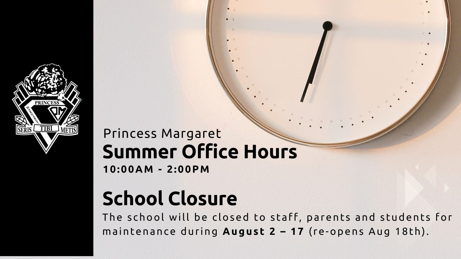 Summer Office Hours