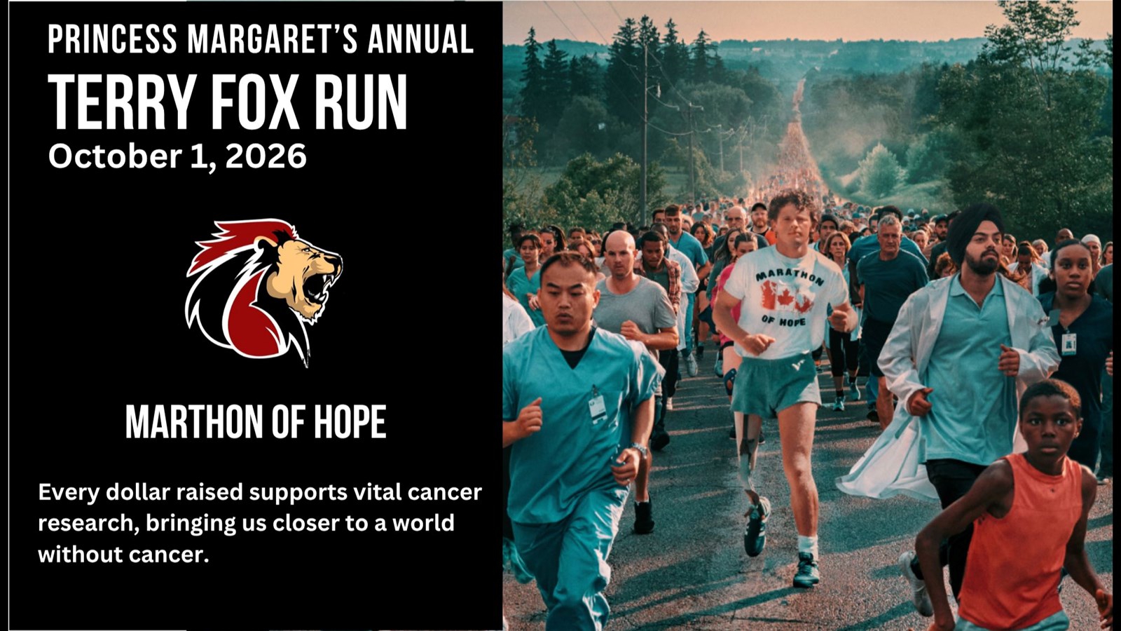Donate now to support Princess Margaret's Terry Fox Fundraiser!