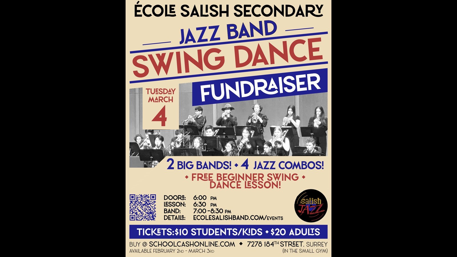 Swing Dance at Ecole Salish! 