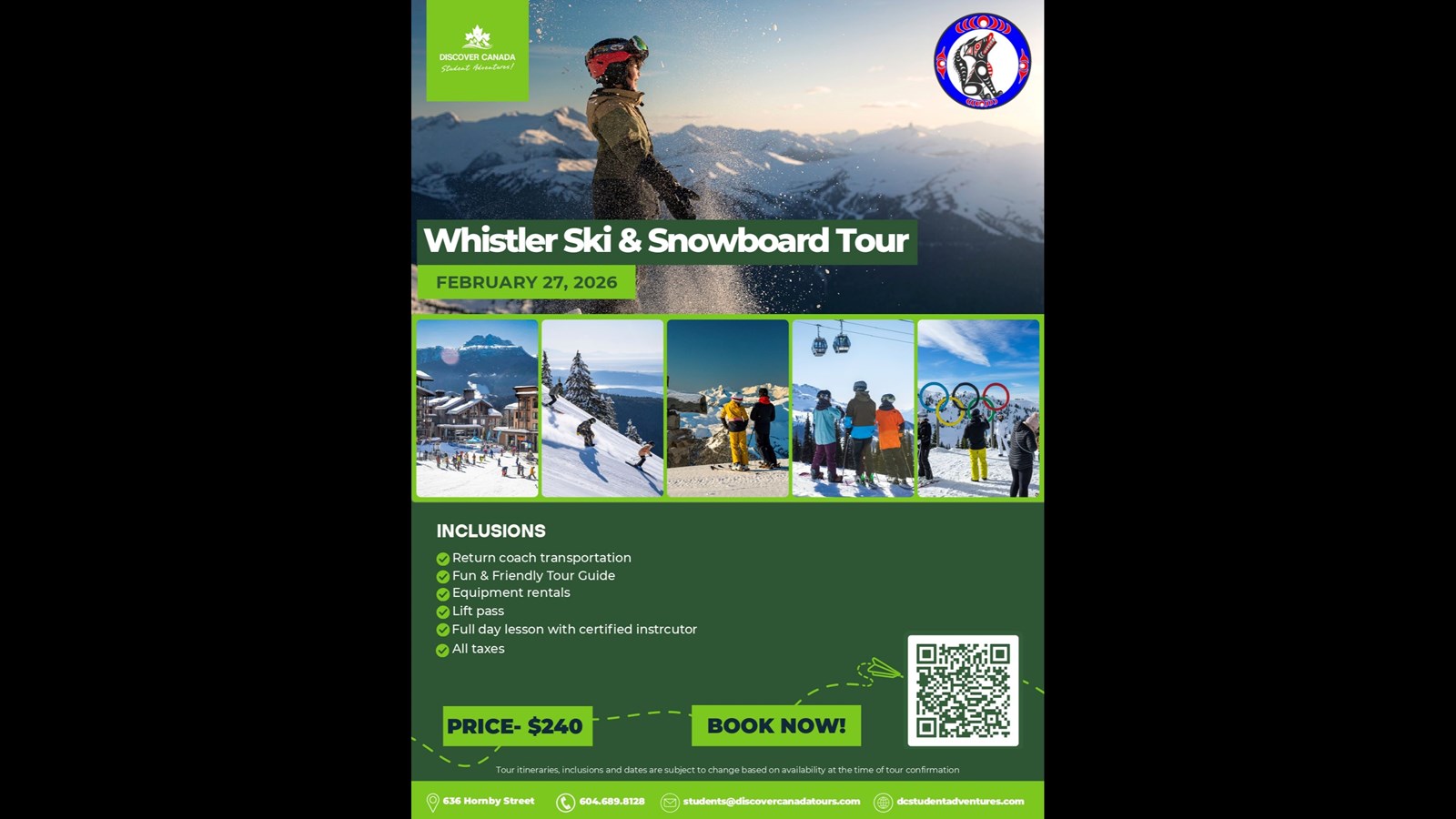 Whistler Ski and Snowboard trip 