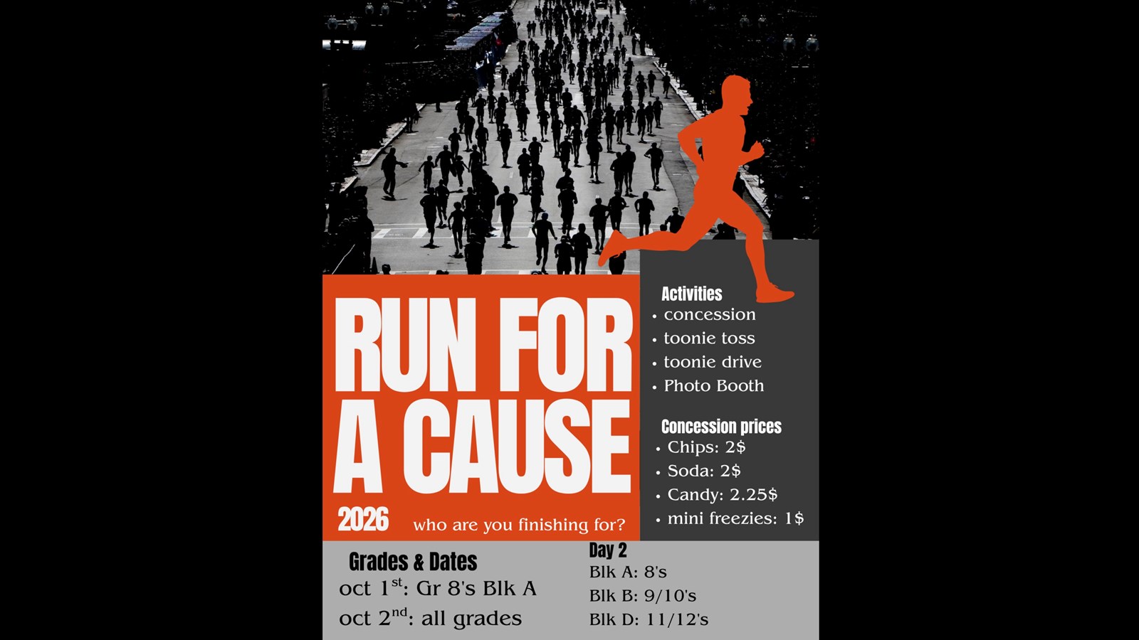 Terry Fox Run – October 1 & 2, 2026