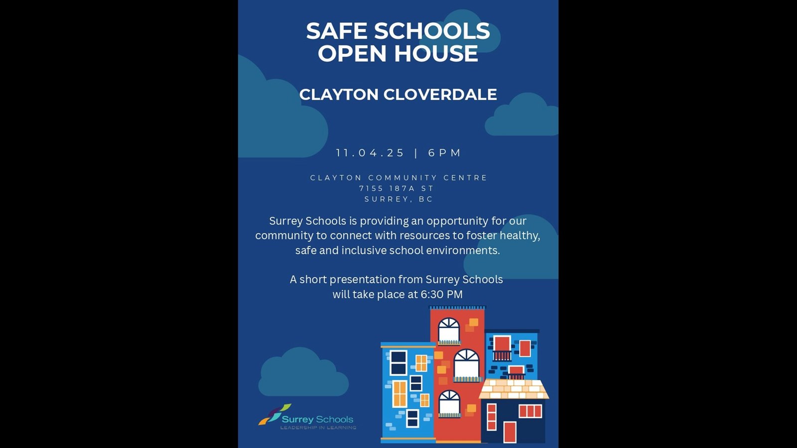 Join Safe Schools for an Open House!