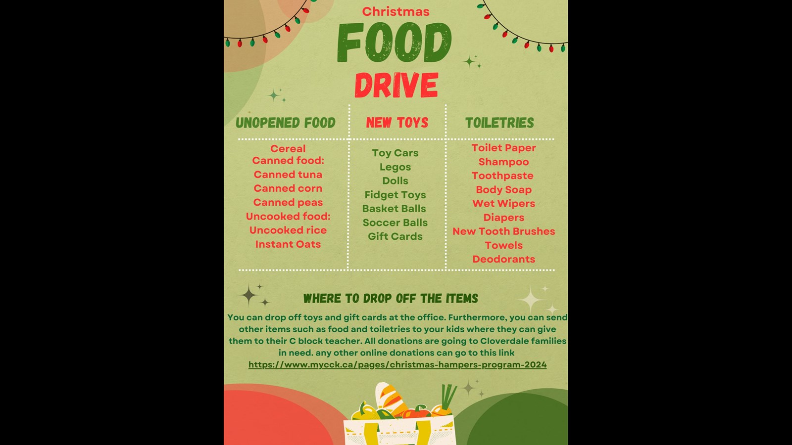 Salish Food Drive